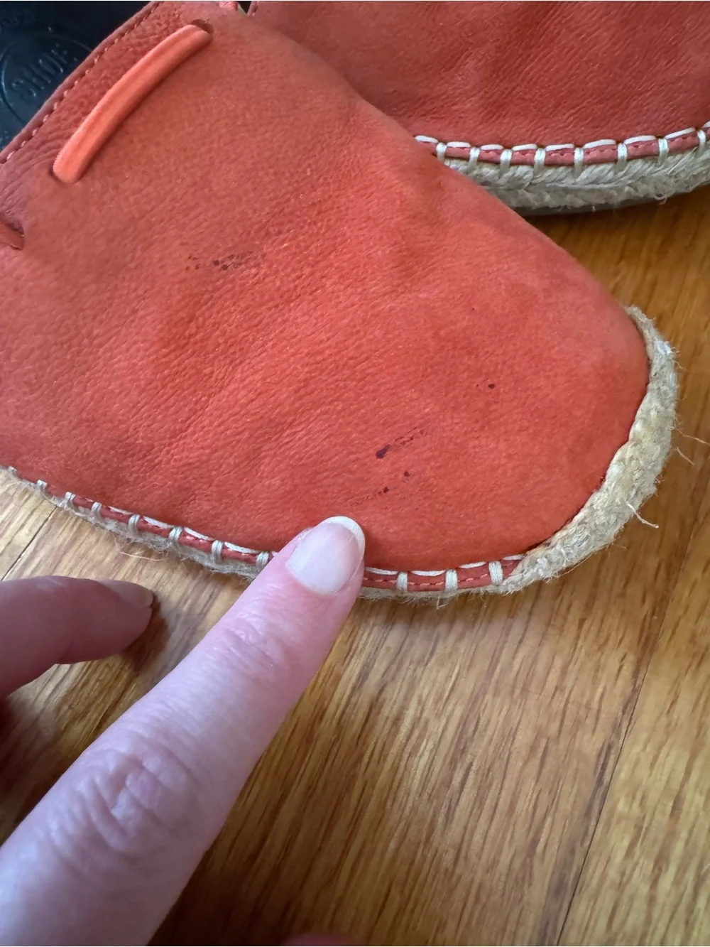 Elieen Fisher Coral Suede Espadrille Bungee Flats, 9